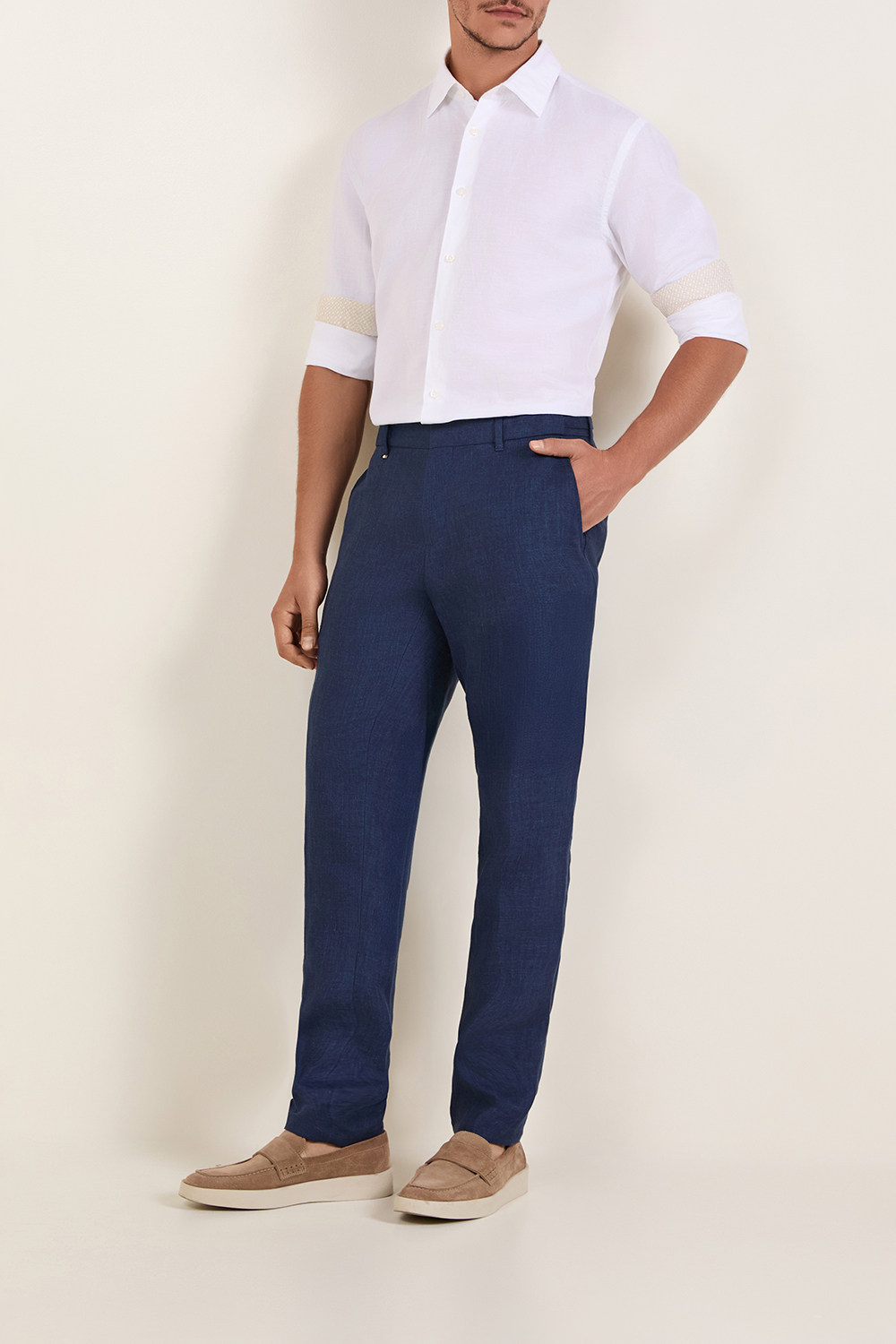 מכנסיים ארוכים מפשתן